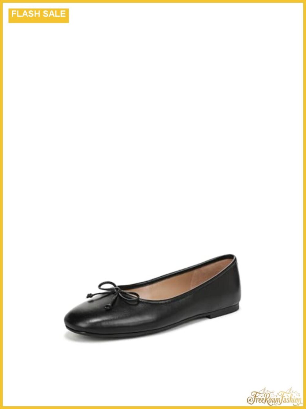Sam Edelman Alie Ballet Flats Leather Slip-On Bow Detail Women's Shoes